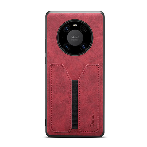 Coque Luxe Cuir Housse Etui MT1 pour Huawei Mate 50E Rouge