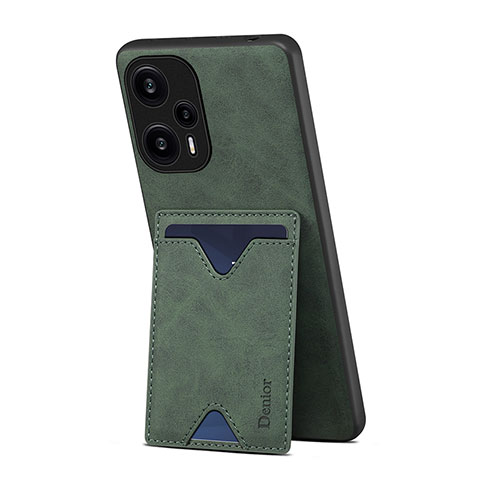 Coque Luxe Cuir Housse Etui MT1 pour Xiaomi Redmi Note 12 Turbo 5G Vert