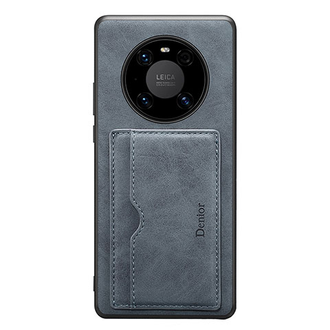 Coque Luxe Cuir Housse Etui MT2 pour Huawei Mate 50 Pro Gris