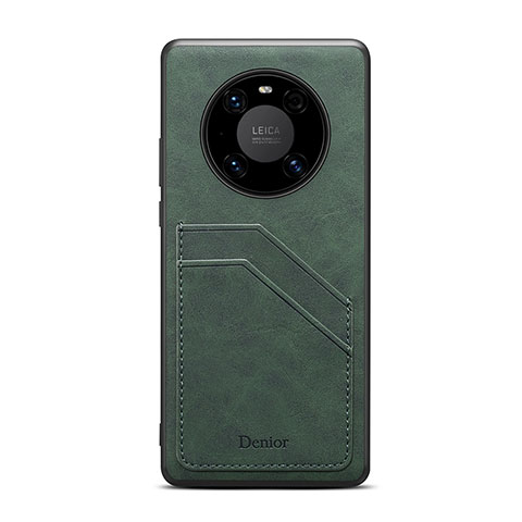 Coque Luxe Cuir Housse Etui MT3 pour Huawei Mate 50 Vert