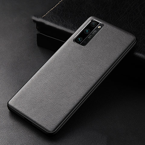 Coque Luxe Cuir Housse Etui pour Huawei Honor 30 Pro Noir