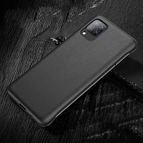 Coque Luxe Cuir Housse Etui pour Huawei Nova 7i Noir