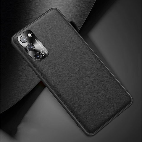 Coque Luxe Cuir Housse Etui pour Samsung Galaxy S20 FE 4G Noir
