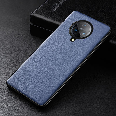 Coque Luxe Cuir Housse Etui pour Vivo Nex 3 Bleu