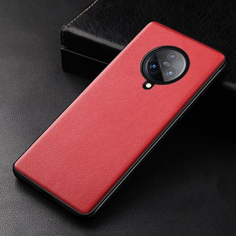 Coque Luxe Cuir Housse Etui pour Vivo Nex 3 Rouge