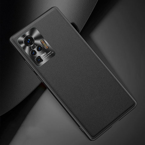 Coque Luxe Cuir Housse Etui pour Vivo X51 5G Noir