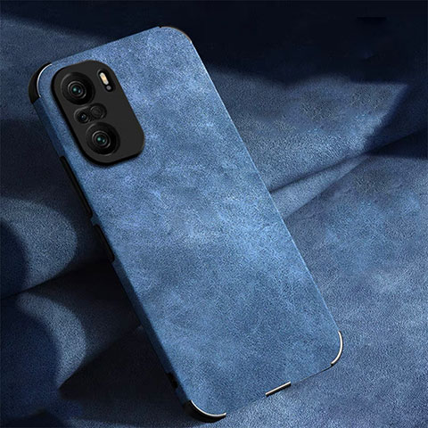 Coque Luxe Cuir Housse Etui pour Xiaomi Mi 11X Pro 5G Bleu