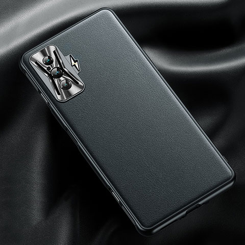 Coque Luxe Cuir Housse Etui pour Xiaomi Redmi K50 Gaming AMG F1 5G Noir