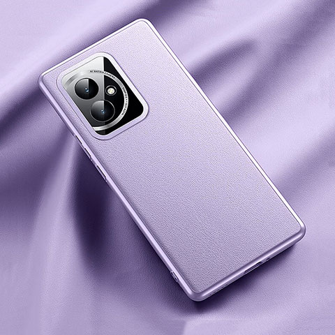 Coque Luxe Cuir Housse Etui QK1 pour Huawei Honor 100 5G Violet