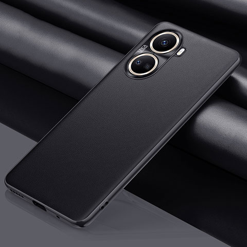 Coque Luxe Cuir Housse Etui QK1 pour Huawei Nova 10 SE Noir