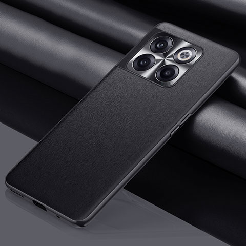 Coque Luxe Cuir Housse Etui QK1 pour OnePlus 10T 5G Noir