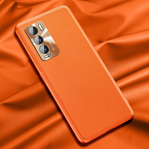 Coque Luxe Cuir Housse Etui QK1 pour Realme GT Master Explorer 5G Orange