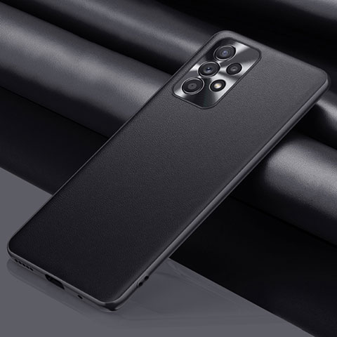 Coque Luxe Cuir Housse Etui QK1 pour Samsung Galaxy A33 5G Noir
