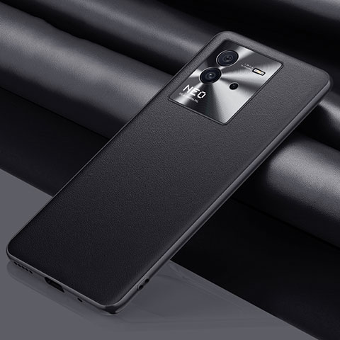 Coque Luxe Cuir Housse Etui QK1 pour Vivo iQOO Neo6 SE 5G Noir