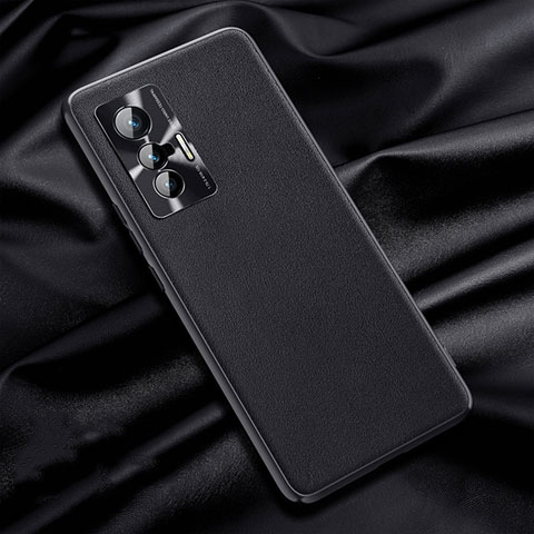 Coque Luxe Cuir Housse Etui QK1 pour Vivo X70t Noir