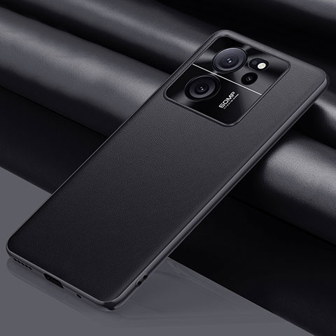 Coque Luxe Cuir Housse Etui QK1 pour Xiaomi Mi 13T Pro 5G Noir