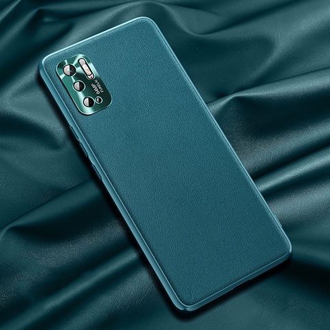 Coque Luxe Cuir Housse Etui QK1 pour Xiaomi POCO M3 Pro 5G Vert