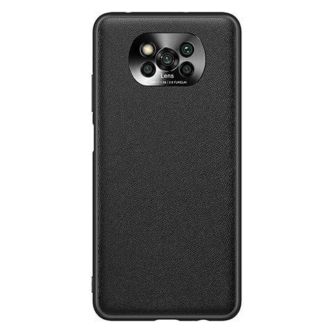 Coque Luxe Cuir Housse Etui QK1 pour Xiaomi Poco X3 Pro Noir