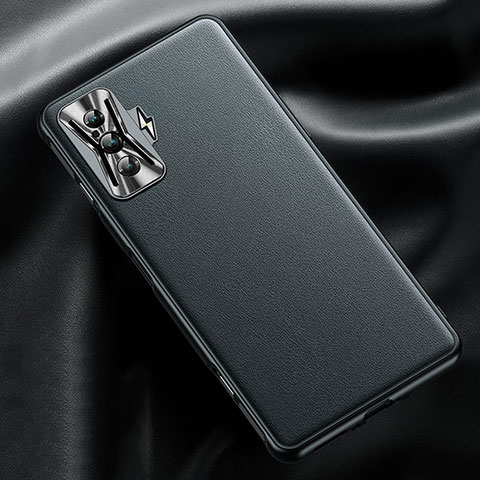 Coque Luxe Cuir Housse Etui QK1 pour Xiaomi Redmi K50 Gaming 5G Noir