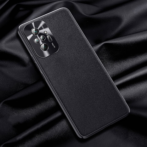 Coque Luxe Cuir Housse Etui QK1 pour Xiaomi Redmi Note 10 Pro Max Noir