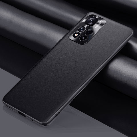 Coque Luxe Cuir Housse Etui QK1 pour Xiaomi Redmi Note 11 Pro+ Plus 5G Noir