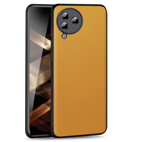 Coque Luxe Cuir Housse Etui QK5 pour Xiaomi Civi 3 5G Orange