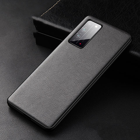 Coque Luxe Cuir Housse Etui R01 pour Huawei Honor X10 5G Noir