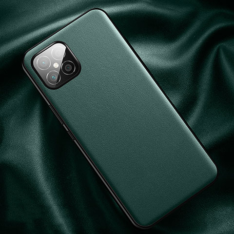 Coque Luxe Cuir Housse Etui R01 pour Huawei Nova 8 SE 5G Vert