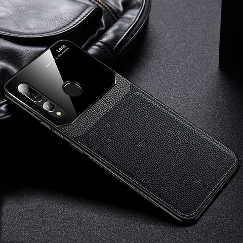 Coque Luxe Cuir Housse Etui R01 pour Huawei P Smart+ Plus (2019) Noir