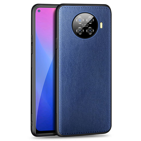 Coque Luxe Cuir Housse Etui R01 pour Oppo Ace2 Bleu