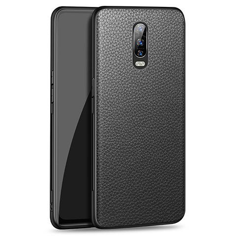 Coque Luxe Cuir Housse Etui R01 pour Oppo R17 Pro Noir