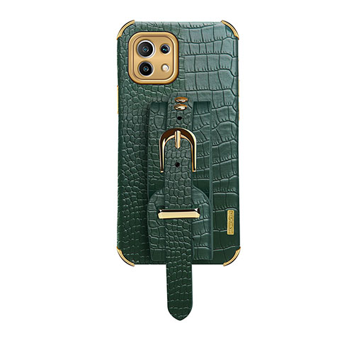 Coque Luxe Cuir Housse Etui R02 pour Xiaomi Mi 11 Lite 4G Vert