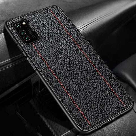 Coque Luxe Cuir Housse Etui R03 pour Huawei Honor V30 5G Noir