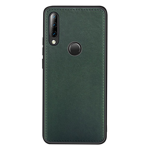 Coque Luxe Cuir Housse Etui R03 pour Huawei P30 Lite Vert