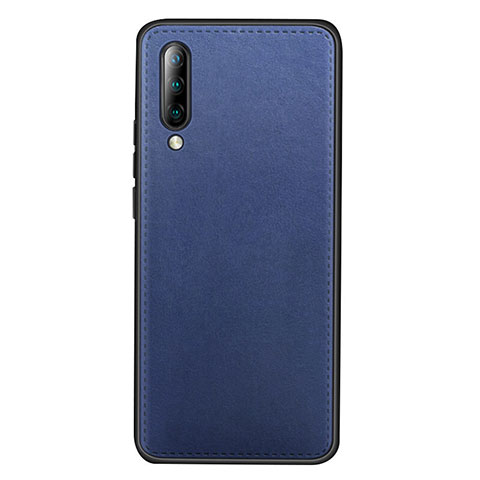 Coque Luxe Cuir Housse Etui R03 pour Xiaomi Mi A3 Bleu