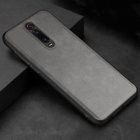 Coque Luxe Cuir Housse Etui R04 pour Xiaomi Mi 9T Pro Gris