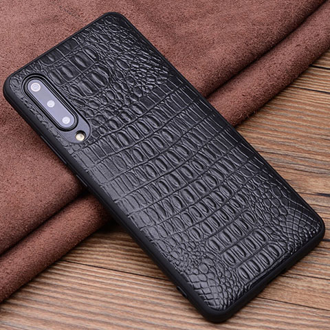 Coque Luxe Cuir Housse Etui R05 pour Xiaomi Mi A3 Noir