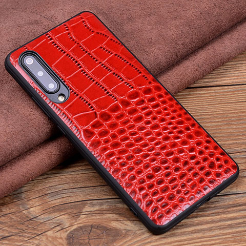 Coque Luxe Cuir Housse Etui R06 pour Xiaomi Mi A3 Rouge