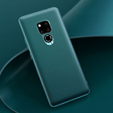 Coque Luxe Cuir Housse Etui R08 pour Huawei Mate 20 X 5G Vert