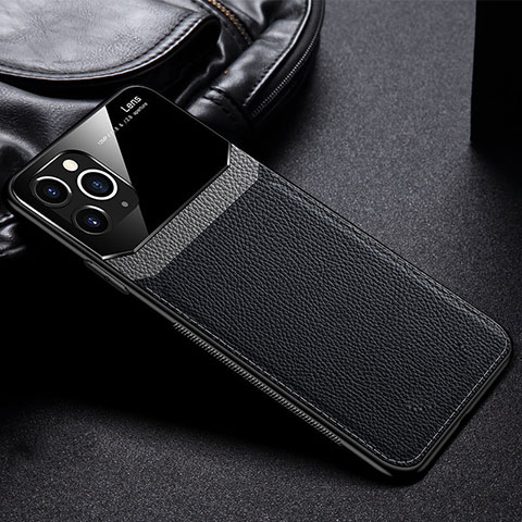 Coque Luxe Cuir Housse Etui R09 pour Apple iPhone 11 Pro Noir