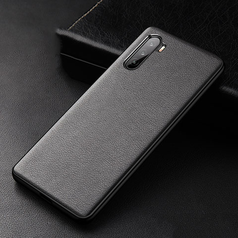 Coque Luxe Cuir Housse Etui S01 pour Huawei Mate 40 Lite 5G Noir