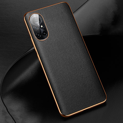 Coque Luxe Cuir Housse Etui S01 pour Huawei Nova 8 5G Noir