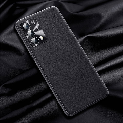 Coque Luxe Cuir Housse Etui S01 pour Oppo K9 5G Noir