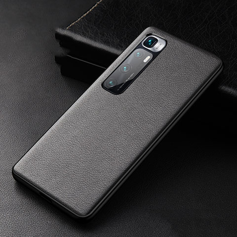 Coque Luxe Cuir Housse Etui S01 pour Xiaomi Mi 10 Ultra Noir