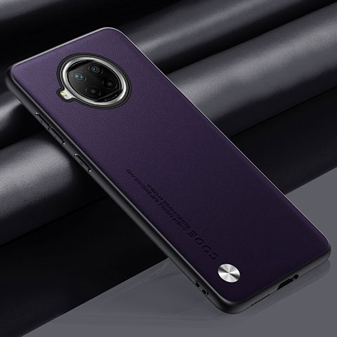 Coque Luxe Cuir Housse Etui S01 pour Xiaomi Mi 10i 5G Violet