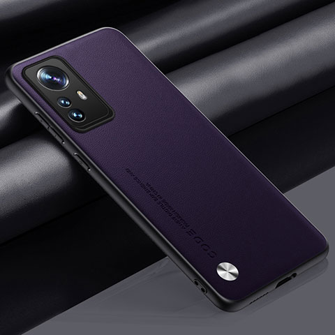 Coque Luxe Cuir Housse Etui S01 pour Xiaomi Mi 12T 5G Violet