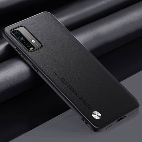 Coque Luxe Cuir Housse Etui S01 pour Xiaomi Redmi 9 Power Noir