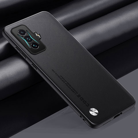 Coque Luxe Cuir Housse Etui S01 pour Xiaomi Redmi K50 Gaming 5G Noir