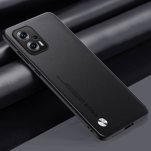 Coque Luxe Cuir Housse Etui S01 pour Xiaomi Redmi K50i 5G Noir