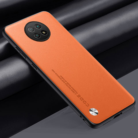 Coque Luxe Cuir Housse Etui S01 pour Xiaomi Redmi Note 9T 5G Orange